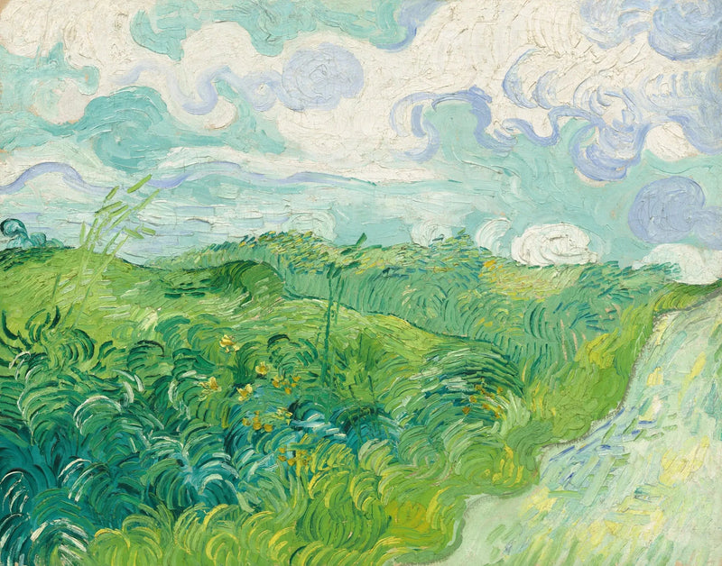 Yeşil buğday tarlaları, Auvers - Vincent van Gogh