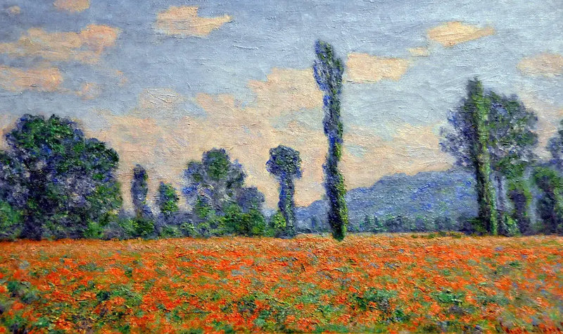 Giverny'de Gelincik Tarlaları - Claude Monet