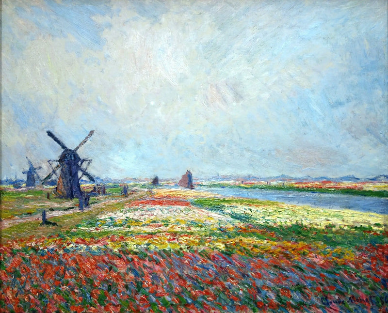 La Haye yakınlarında lale tarlaları - Claude Monet