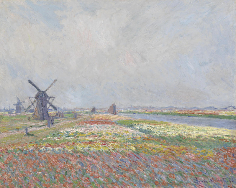 Lahey W1068 yakınındaki lale tarlaları - Claude Monet