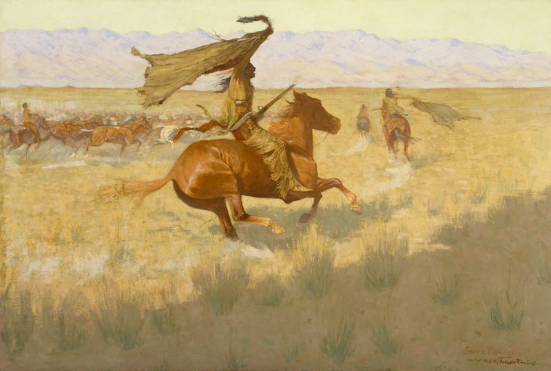 Sahip Değişikliği (La Bousculade ; Voleurs de chevaux) - Frederic Remington