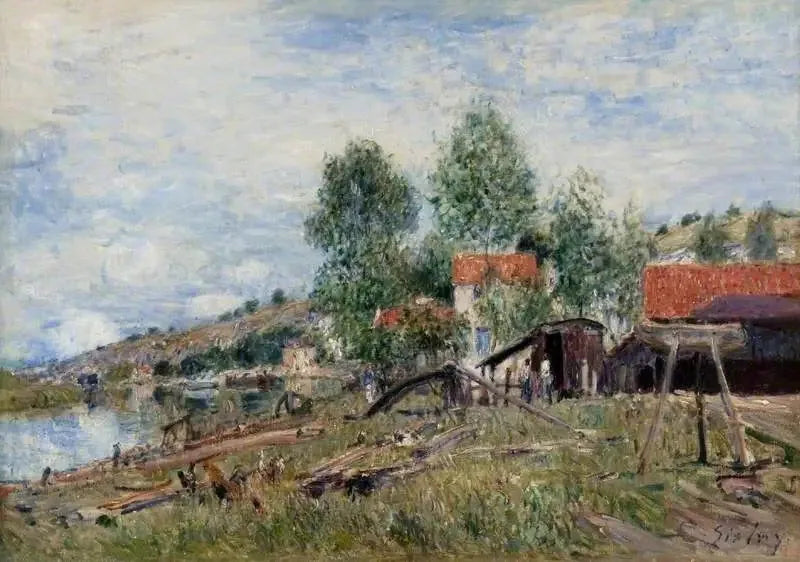 Saint-Mammès Tersanesi - Alfred Sisley