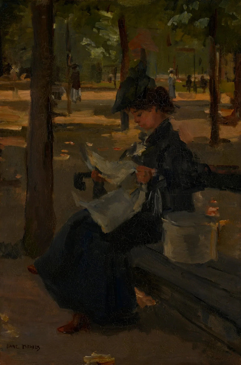Bir Parkta Çatıcı - Isaac Israëls