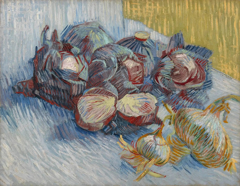 Kırmızı Kömürler ve Sarımsak - Vincent van Gogh