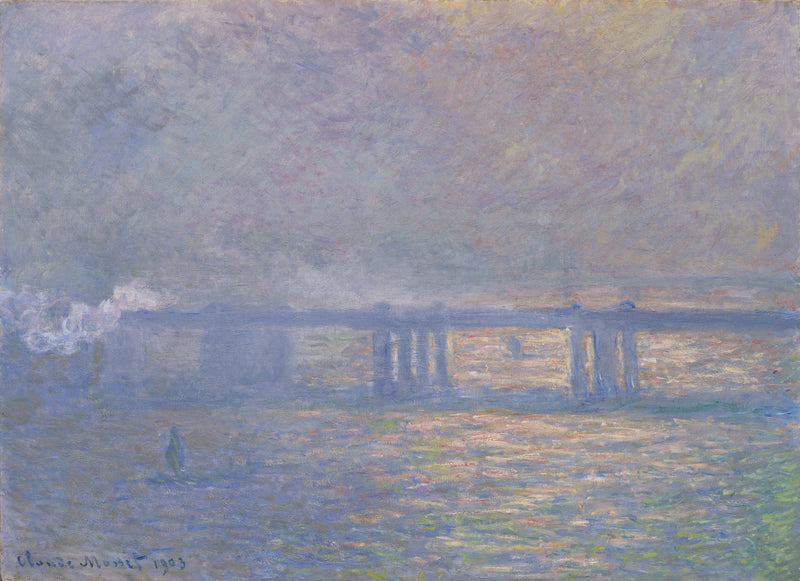 Charing Cross Köprüsü W1548 - Claude Monet