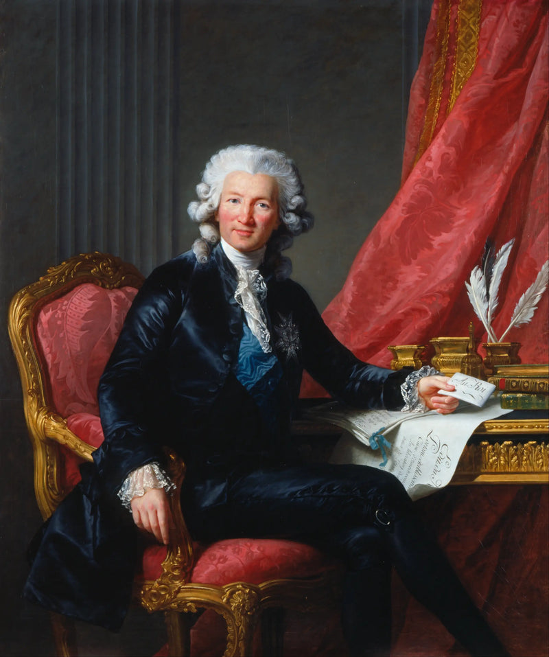 Charles-Alexandre de Calonne (1734-1802) - Élisabeth Vigeé Le Brun
