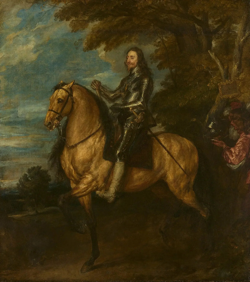 Charles Ier (1600-1649) atlı - Antoine van Dyck
