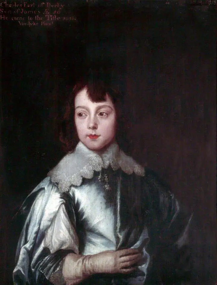 Charles Stanley (1628–1672), Derby 8. Kontu - Antoine van Dyck