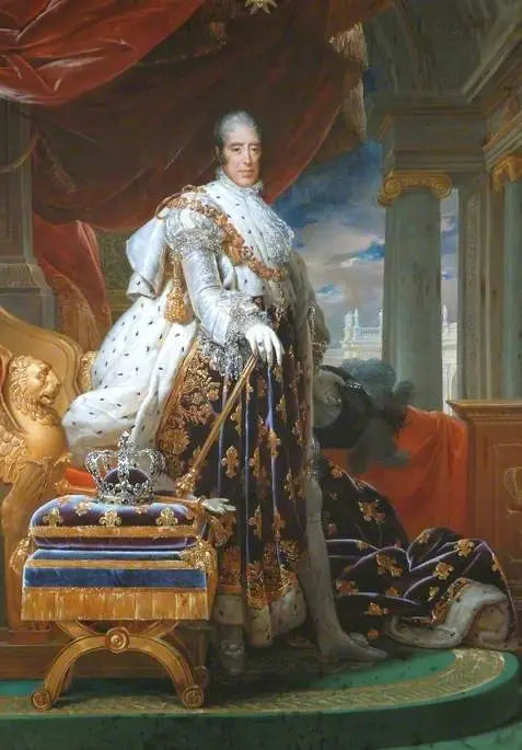 Charles X (1757-1836), taç giyme kıyafetinde - François Gérard