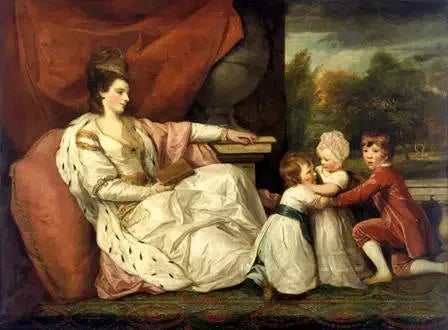 Charlotte (Grenville), Lady Williams-Wynn (1754-1830) ve çocukları - Joshua Reynolds