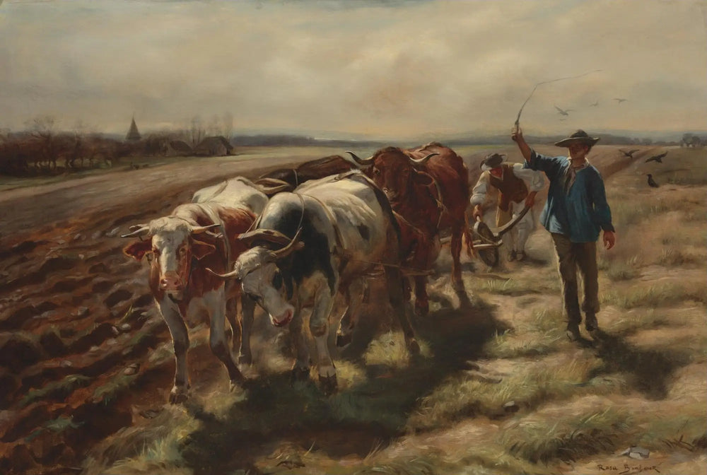 Charrue à bœufs - Rosa Bonheur - Alpha Reproduction