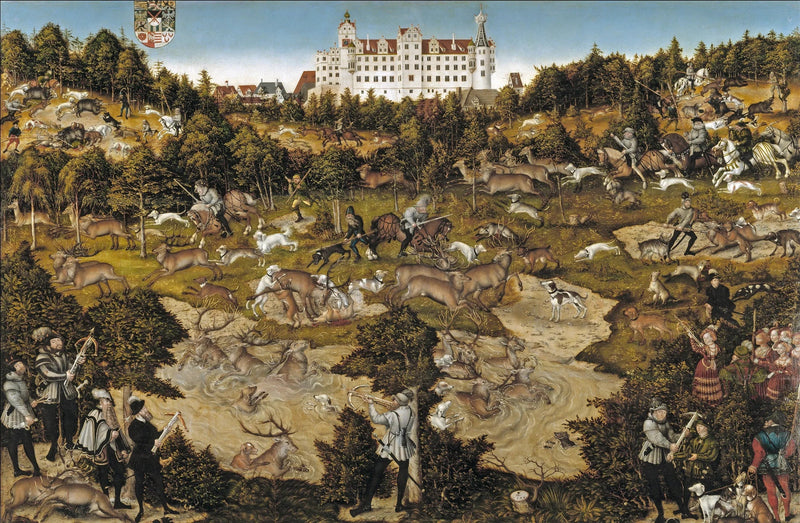 Torgau Kalesi Avı, Charles Quint Onuruna - Lucas Cranach the Elder