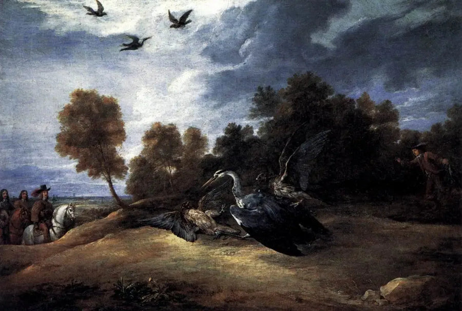 İmparator Leopold Wilhelm ile balıkçılık - David Teniers genç