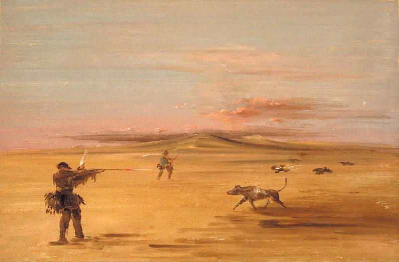 Missouri Çayırlarında Tetra Avı - George Catlin