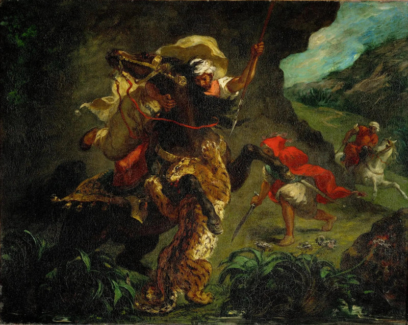 Kaplan Avı - Eugène Delacroix