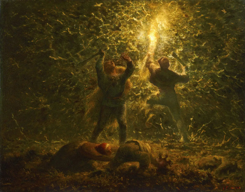 Gece Kuşları Avı - Jean-François Millet