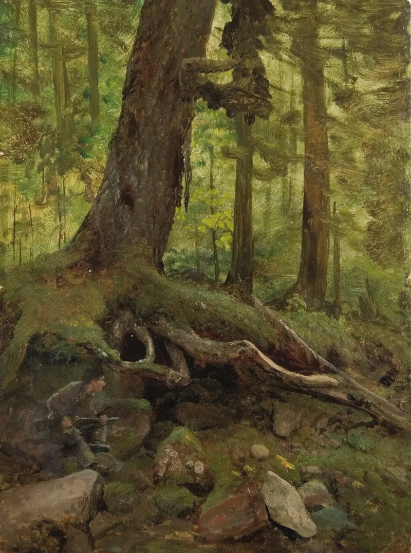 Glen House yakınlarındaki Beyaz Dağlar'da Avcı - Albert Bierstadt