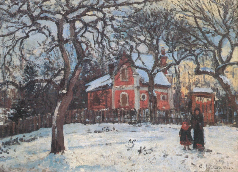 Louveciennes'deki Kestane Ağaçları - Camille Pissarro