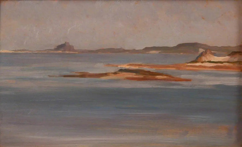 Bamburgh Kalesi, Northumberland - Frederic Leighton