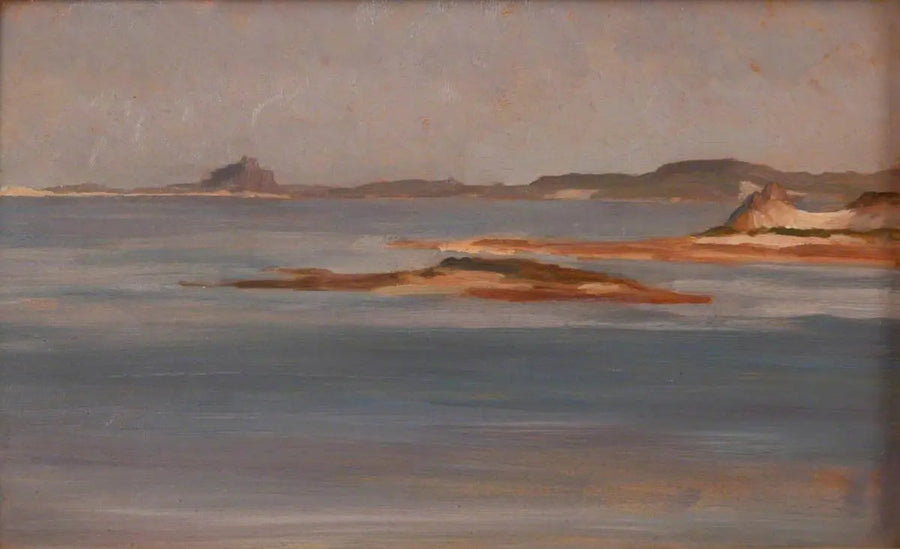 Bamburgh Kalesi, Northumberland - Frederic Leighton