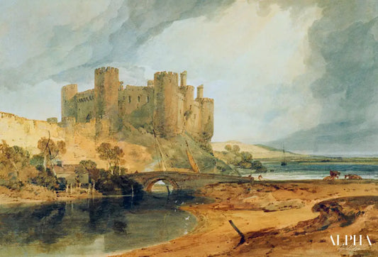 Château de Conway - William Turner - Reproductions de tableaux et peintures haut de gamme