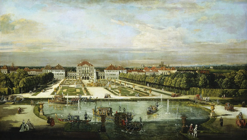 Nymphenburg Şatosu, Münih - Canaletto