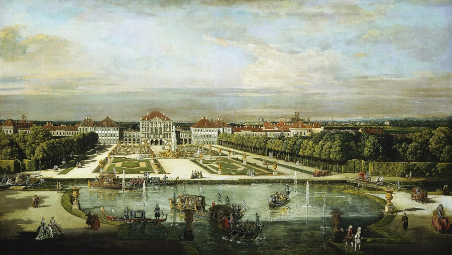 Nymphenburg Şatosu, Münih - Canaletto
