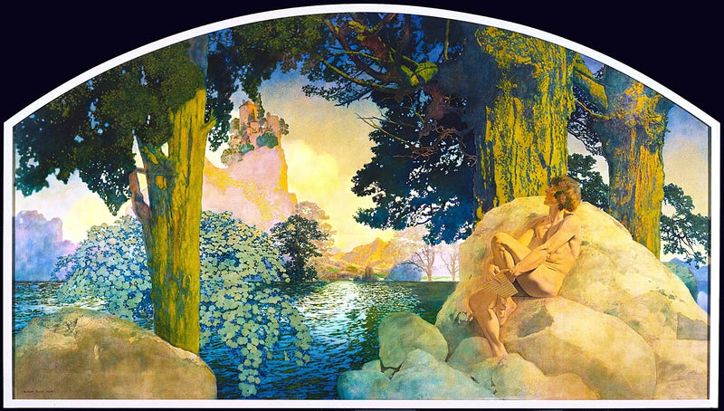 Rüya Şatosu Gökyüzünde - Maxfield Parrish