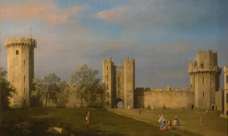 Warwick Şatosu, doğu tarafı - Canaletto