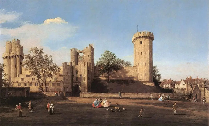 Warwick Şatosu, doğu tarafı - Canaletto