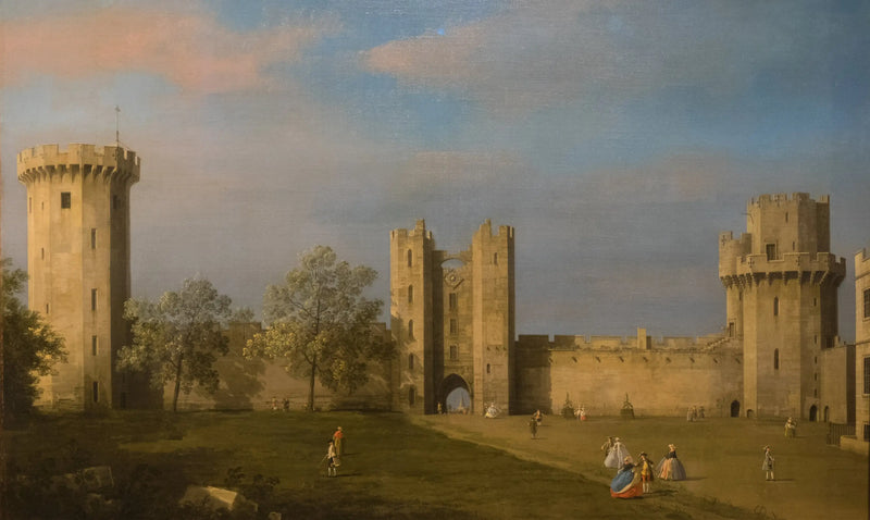 Warwick Şatosu, doğu tarafı - Canaletto