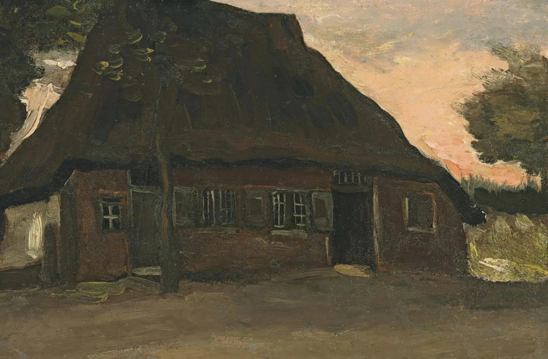 Ağaçlıklı dağ evi - Vincent van Gogh