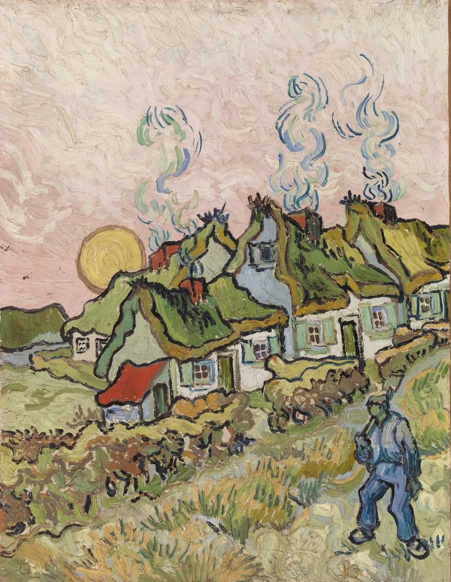 Güneşte Kulübeler - Vincent van Gogh