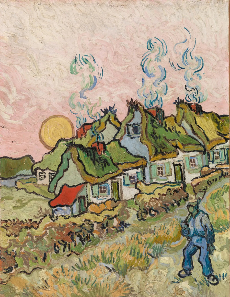 Güneşte Kulübeler - Vincent van Gogh