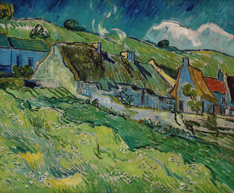 Auvers-sur-Oise'deki Kulübeler - Vincent van Gogh