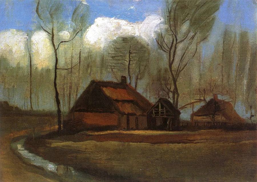 Ağaçlar Arasında Çiftlik - Vincent van Gogh