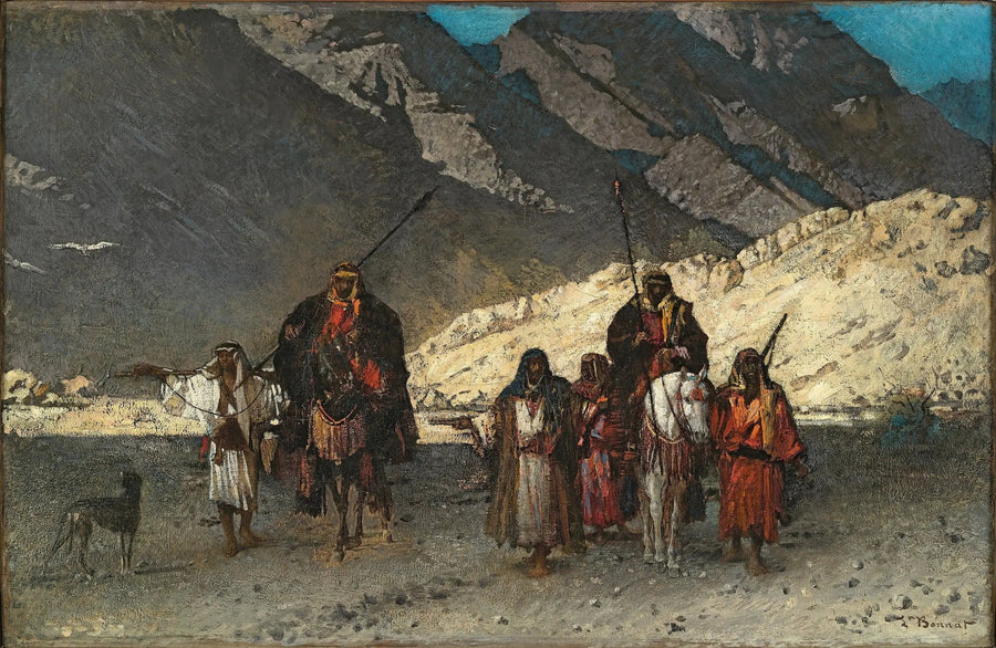 Arap Şeyhler Dağlarda - Léon Bonnat
