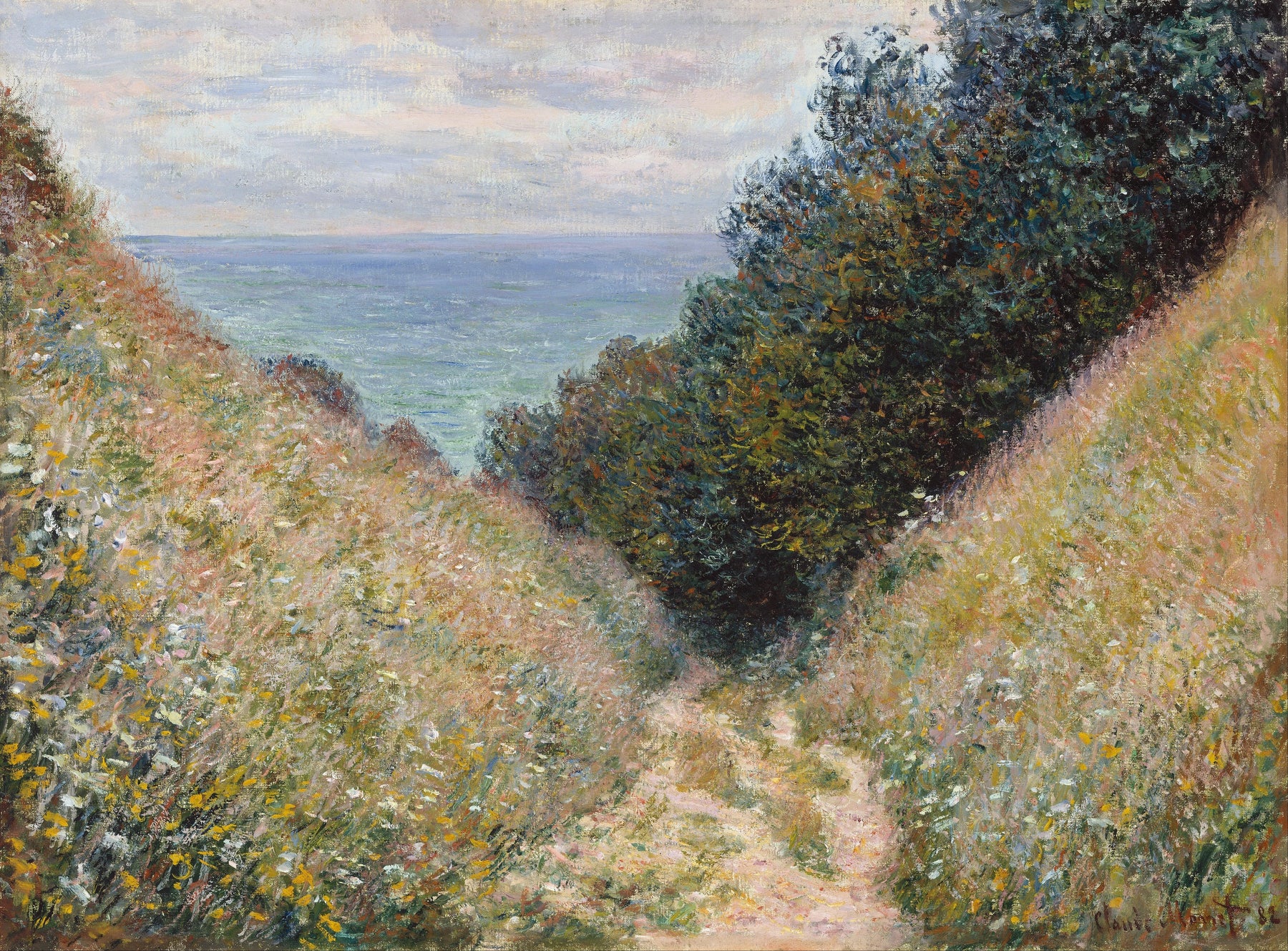 Le Chemin de La Cavée à Pourville W762 par Claude Monet, Museum of Fine Arts Boston
