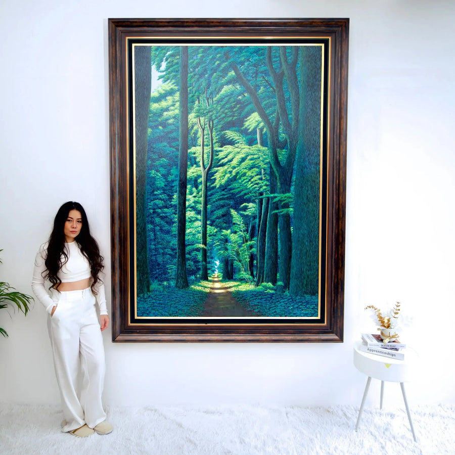 Yeşil Ormanda Yol  | 130x190 cm