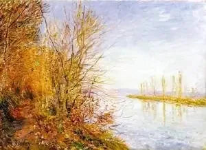 By Yolu, Roches-Courtaut Ormanı'nda, St Martin Yazı - Alfred Sisley