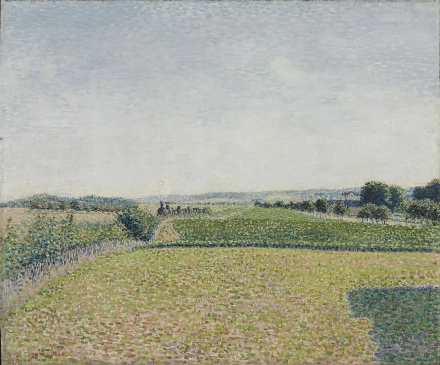 Dieppe'ye Demiryolu - Camille Pissarro