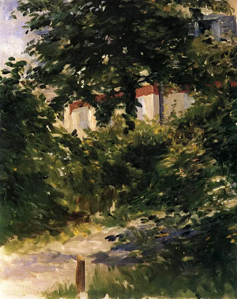 Rueil Bahçe Yolu - Édouard Manet
