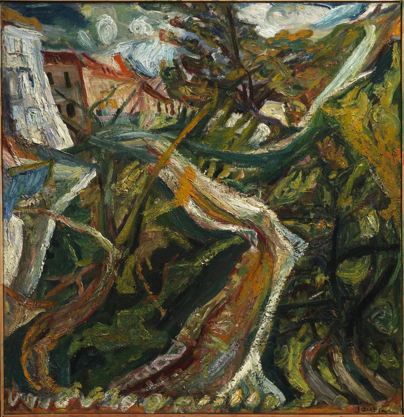 Céret'teki Tins Çeşmesi Yolu - Chaim Soutine