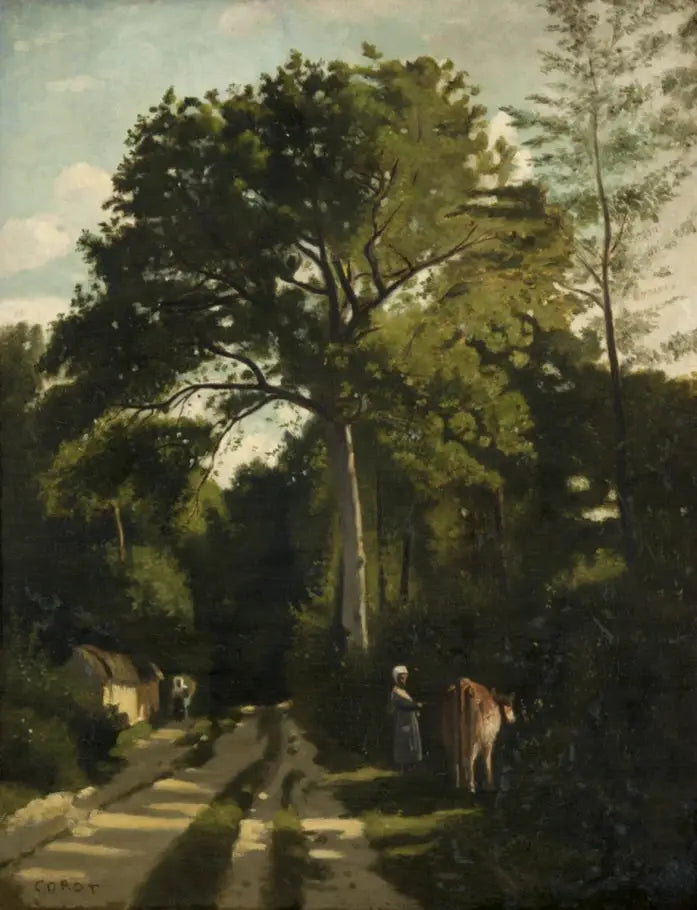 Orman Yolu, Ville d'Avray - Jean-Baptiste Camille Corot