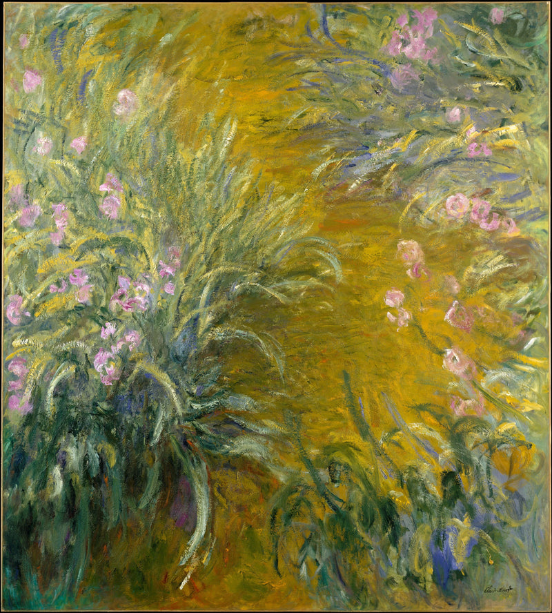 Süsenlerin Arasındaki Yol, Met W1828 - Claude Monet