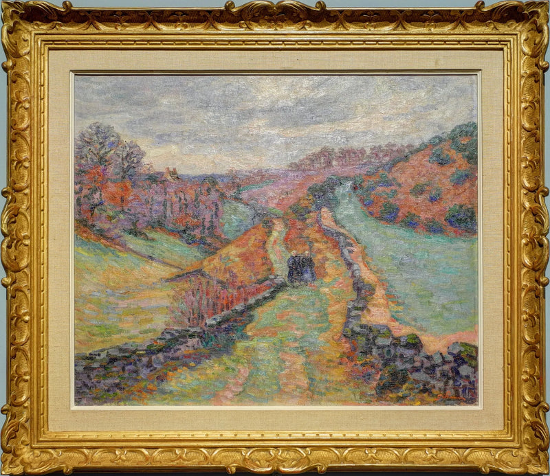 Crozant yakınlarındaki yol - Armand Guillaumin