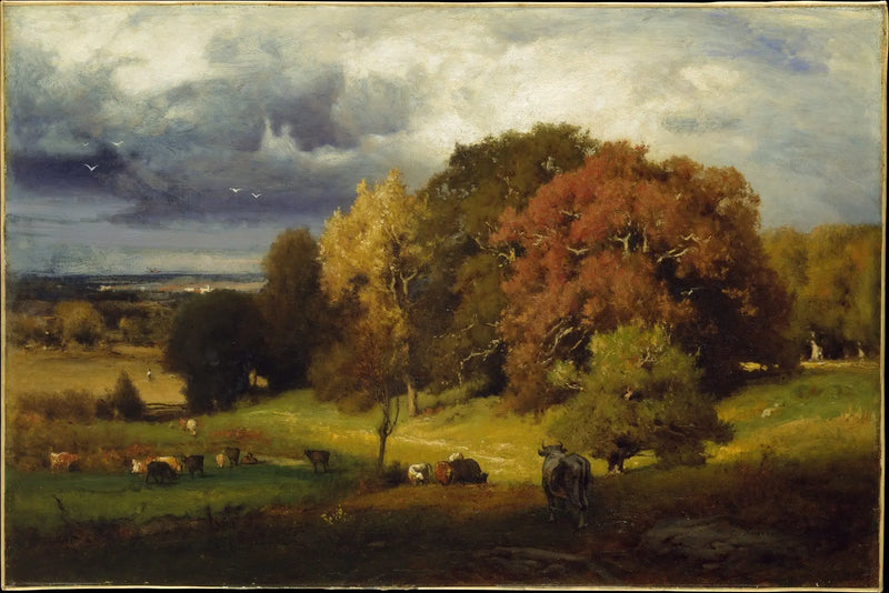 Sonbahar Meşeleri - George Inness