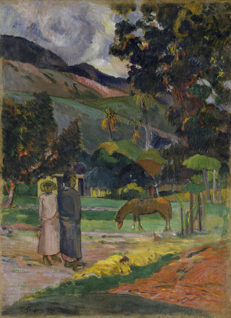 Otlayan At - Paul Gauguin
