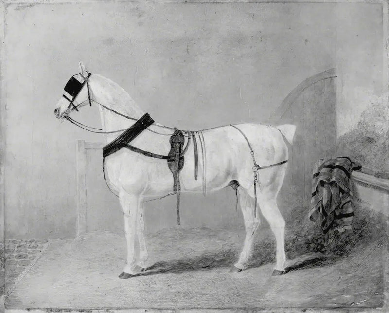 Araba Atı, ahırda - John Frederick Herring, Sr.