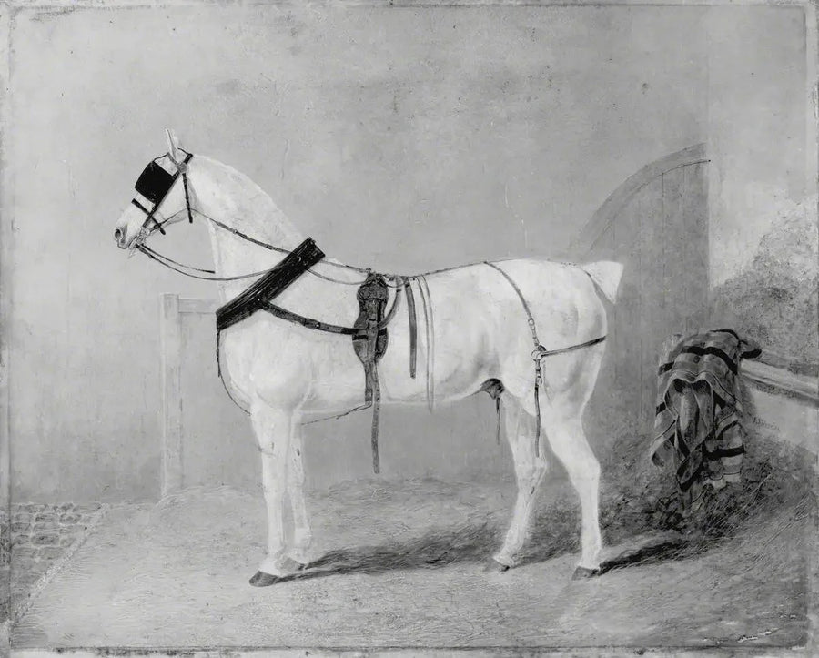 Araba Atı, ahırda - John Frederick Herring, Sr.